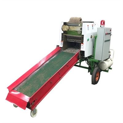 2.1*2.88*2.8m Hay Bundling Machine 5.5kw Quadrat-Ballen-Verpackungs-langlebiges Gut