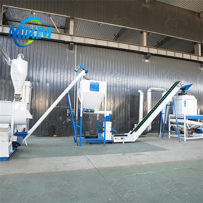Hochautomatisierte Produktionslinie für Futtermittelpellets für Geflügel der Landwirtschaft