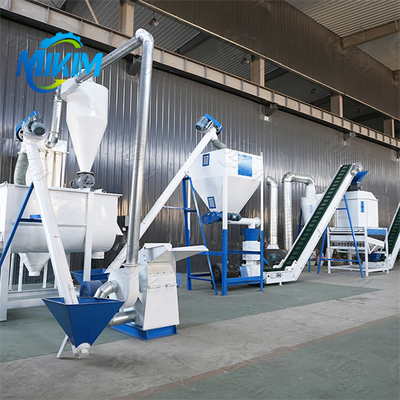 Automatische Futterproduktionslinie für Geflügel-, Haustierfarmen und Futtermühlen