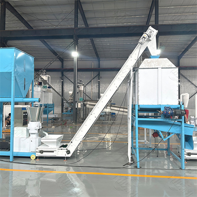 Energieeinsparende Produktionslinie für Futterpellets vollautomatische Ausrüstung, geeignet für Geflügelfarmen verschiedener Größen, hoch automatisiert.