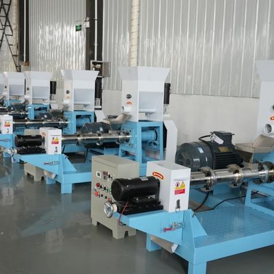 Kleine schwimmende Fischfuttermühle Pellet-Extruder-Maschine mit Dieselmotor