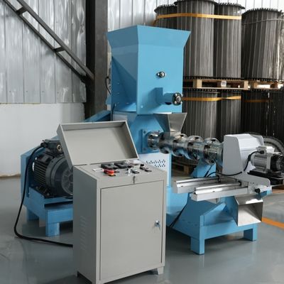 Kleine schwimmende Fischfuttermühle Pellet-Extruder-Maschine mit Dieselmotor