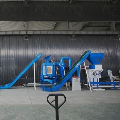 Vollautomatische und effiziente Produktion von Biomasse -Strohpellet -Kraftstoffkraftstoff