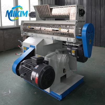 Kleiner automatischer Hühnertierfutter-Pelletmühlen-Flachmatrizen-Granulator