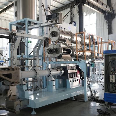 Haustier-Lebensmittelproduktions-Fließband Hund 120kg/H 22KW behandeln trockenes Extruder 3mm