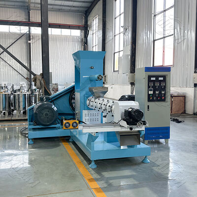 CE Einzel-Schnecken-Schwimmfutter-Extruder-Maschine zu verkaufen – Wird zur Herstellung von Fisch-/Garnelen-/Tierfutterpellets von 2–12 mm verwendet