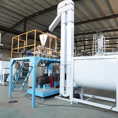 Kibbles Trockenfutter-Herstellungsmaschinen Doppelschnecken-Sinkfutter-Extruder Pellets-Herstellungsmaschine