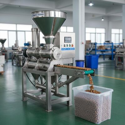 Maschine für Fischfutterpellets aus Edelstahl mit einer Kapazität von 100-2000 kg/h und automatischer Fütterung für Haustierfutter-Extruder