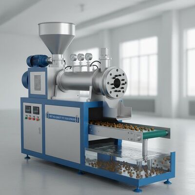 Beste hochwertige Extrudermaschine für Tierfutter für Hunde/Katzen/Hundefutter für Hunde/Katzen Trockene Extrudermaschine für Tierfutter für Hunde