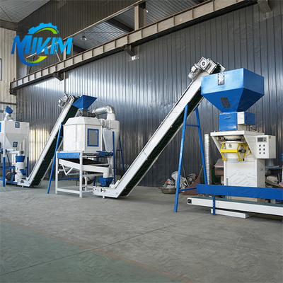 Produktionslinie für Geflügelfuttermittel mit einer Kapazität von 3-5 t/h