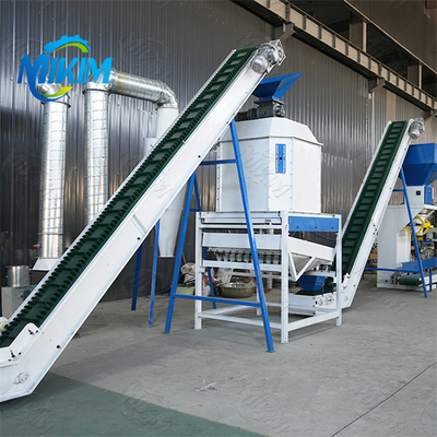 Robuste Produktionslinie für Geflügelfutterpellets, effizient und stabil, geeignet für Hühner, Enten und Schafe.