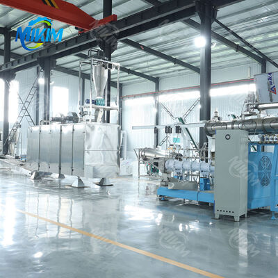 1-2T/H Großkapazität Schwimmb/Sinking Wet-Typ Einzelschraubfischfutter-Pellets extruder Produktionslinie Karpfen Garnelen Haustierfutter Motor PLC Pump Gear