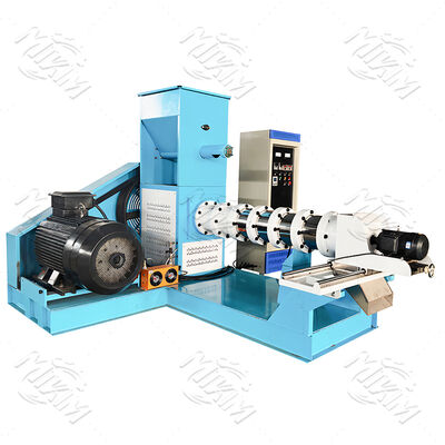 Hochwertige Geflügelfutterfisch Schwimmende Pellet Extruder Maschine Pet Food Pellet Maker Einzelne Zwillingschraube Pet Katze Hundefutter Maschine