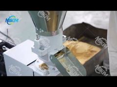Probelauf der Futterpelletmaschine